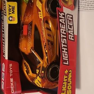 Light streak racer light and sound ages 3 and up toy car racing car new in box